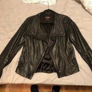 Danier Black Leather Jacket